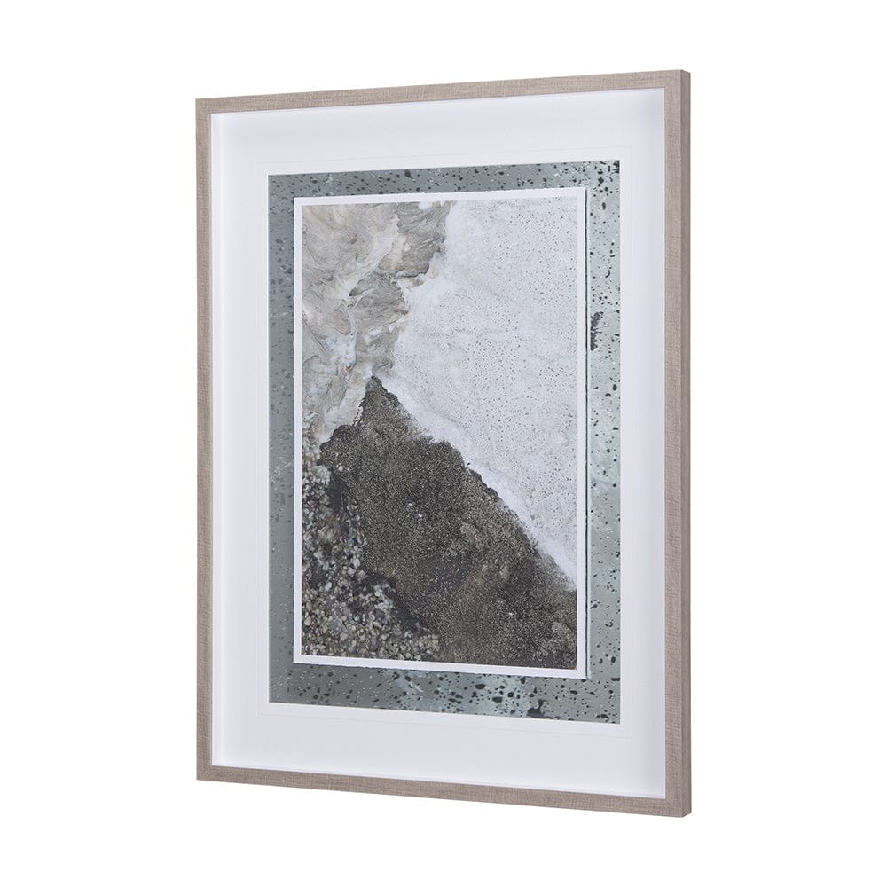 Mercana - Mudslide IV by Mercana Studio a Hand Embellished Textured Framed Art Print Matted under Glass - 14241 view 2