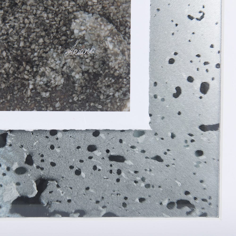 Mercana - Mudslide IV by Mercana Studio a Hand Embellished Textured Framed Art Print Matted under Glass - 14241 view 6