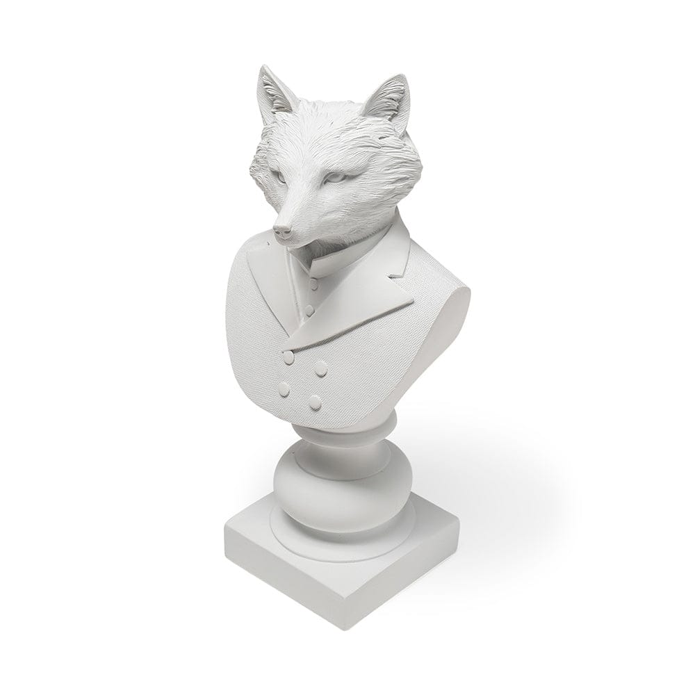Mercana - Murray 6L x 5W White Resin Business Fox - 57900 view 1