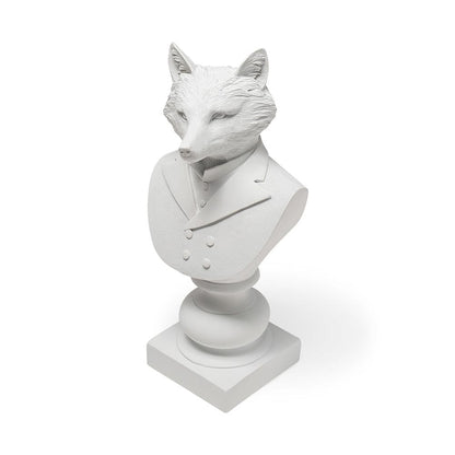 Mercana - Murray 6L x 5W White Resin Business Fox - 57900 view 1