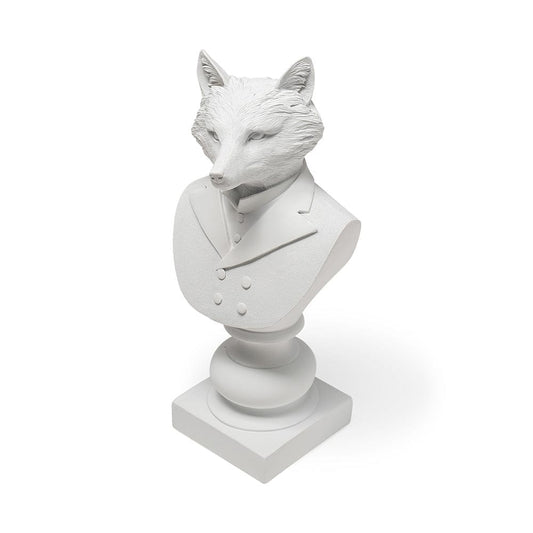 Mercana - Murray 6L x 5W White Resin Business Fox - 57900 view 1