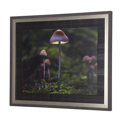 Mercana - Mushroom by Chad Mackay a Hand Embellished Textured Framed Art Print - 14373 view 2