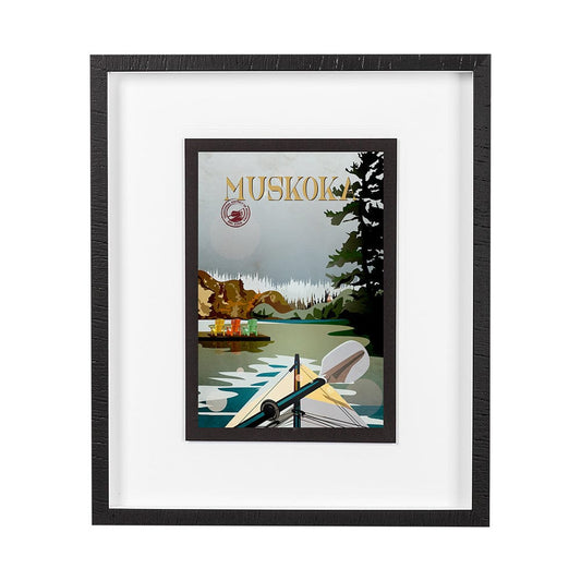 Mercana - Muskoka Go Canada M by Merana Studio a Framed Art Print Matted under Glass - 14400 view 1
