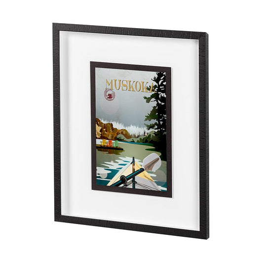Mercana - Muskoka Go Canada M by Merana Studio a Framed Art Print Matted under Glass - 14400 view 2