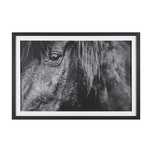 Mercana - Mustang by Nathan Larson a Hand Embellished Framed Art Print Matted under Glass - 15493 view 1