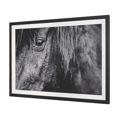 Mercana - Mustang by Nathan Larson a Hand Embellished Framed Art Print Matted under Glass - 15493 view 2