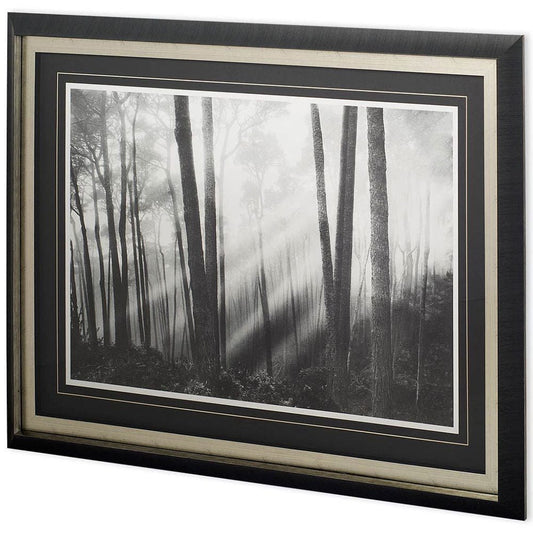 Mercana - Mystical Forest & Sunbeams by Monte a Framed Art Print Matted under Glass - 11277 view 1