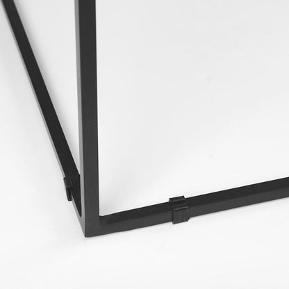 Mercana - Nathan II 18" x 20" Square Top White Marble and Black Metal End/Side Table - 68843-AB_CLOSEOUT view 11