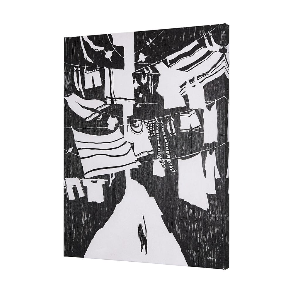 Mercana - National Laundry Day by Mercana Studio a Hand Embellished Textured Canvas - 102440-L view 2