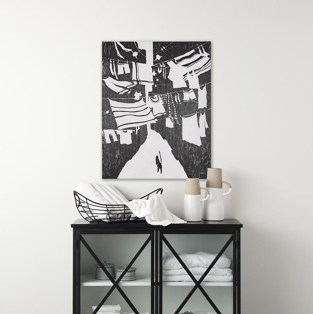 Mercana - National Laundry Day by Mercana Studio a Hand Embellished Textured Canvas - 102440-S view 8