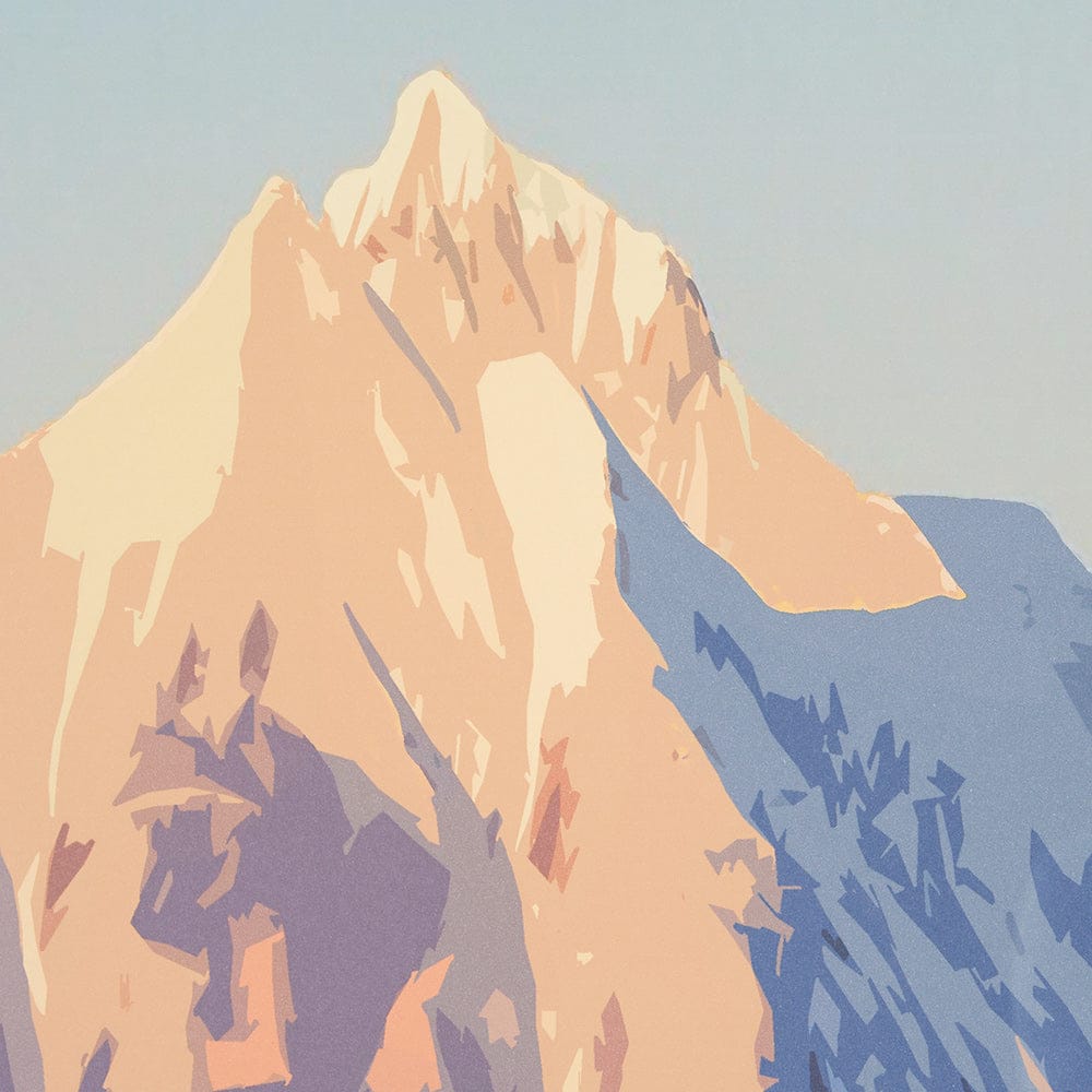 Mercana - National Park - Glacier by Mark Chandon a Framed Art Print Matted under Glass - 15278 view 7