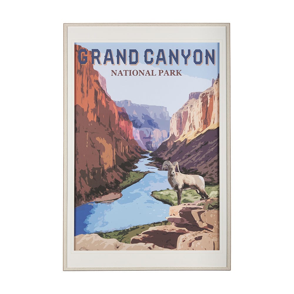 Mercana - National Park -Grand Canyon by Mercana Studio a Framed Art Print Matted under Glass - 14611 view 1