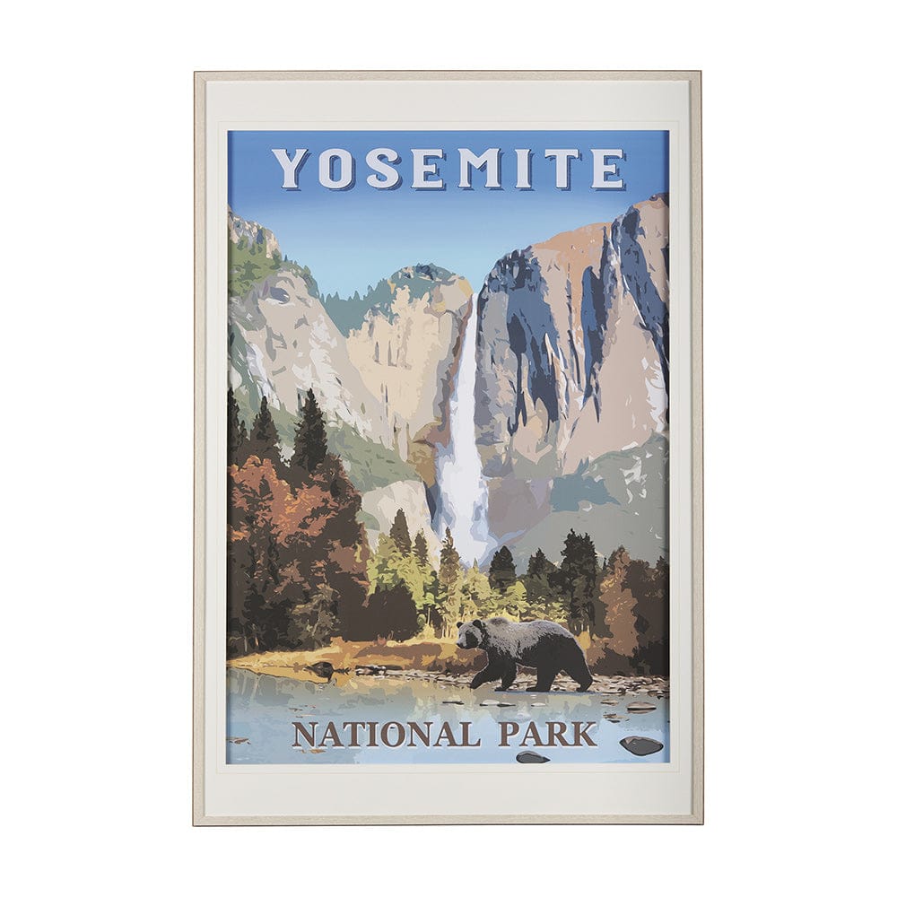 Mercana - National Park -Yosemite by Mercana Studio a Framed Art Print Matted under Glass - 14610 view 1