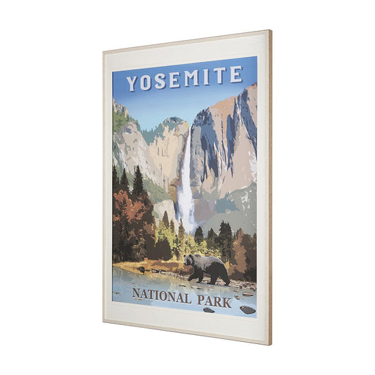 Mercana - National Park -Yosemite by Mercana Studio a Framed Art Print Matted under Glass - 14610 view 2