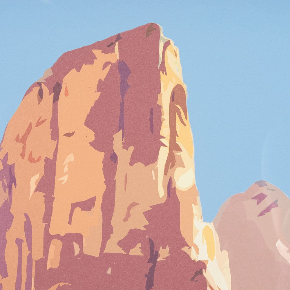 Mercana - National Park - Zion by Mark Chandon a Framed Art Print Matted under Glass - 15277 view 7