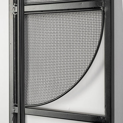 Mercana - Navin 10x46.5 Black Metal Body White Fabric Shade Rectangular Wall Sconce - 68985-AB view 7