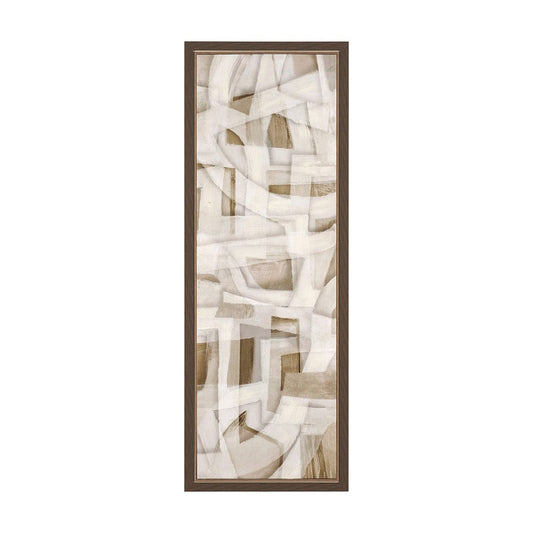 Mercana - Neutral Forms I by Hannah Dawson a Hand Embellished Framed Art Print on Canvas - 102714-FS view 1