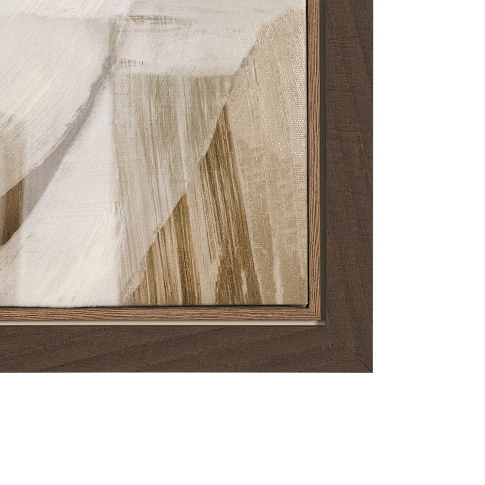 Mercana - Neutral Forms I by Hannah Dawson a Hand Embellished Framed Art Print on Canvas - 102714-FS view 3