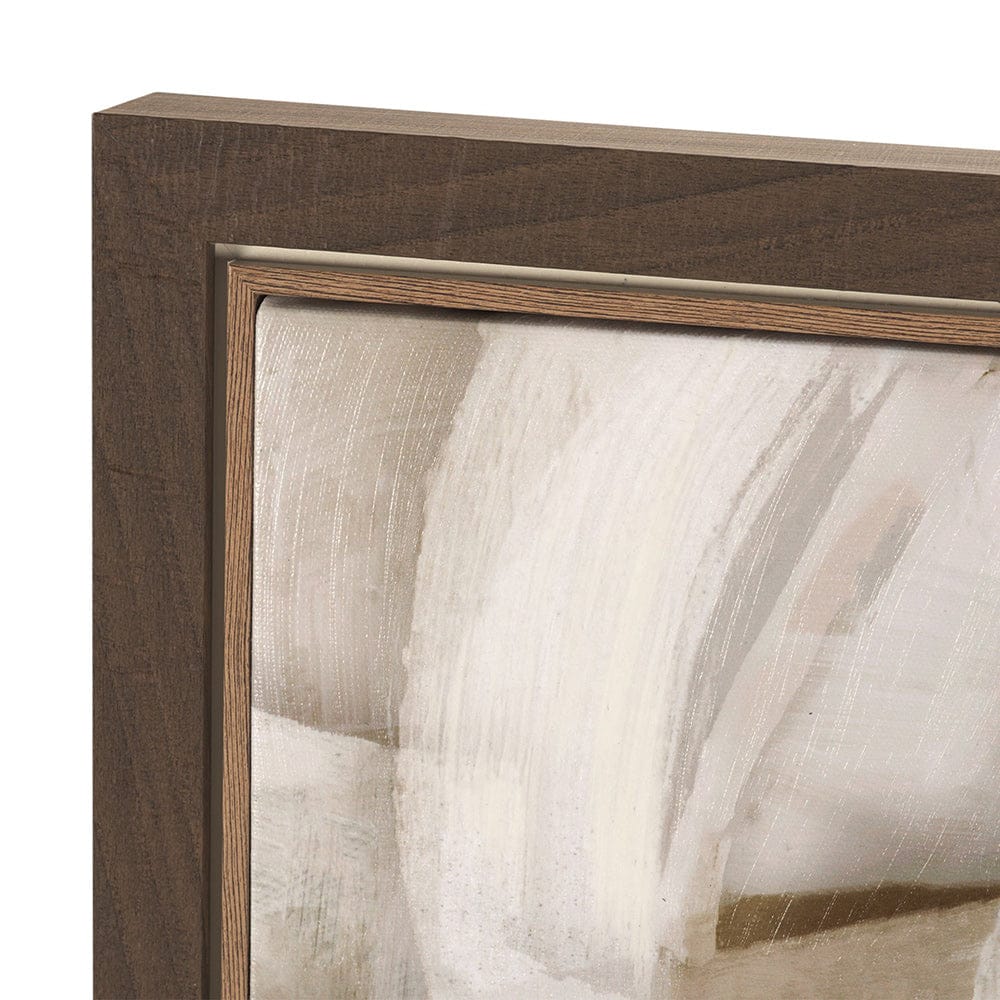 Mercana - Neutral Forms I by Hannah Dawson a Hand Embellished Framed Art Print on Canvas - 102714-FS view 4