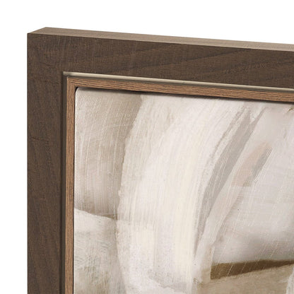 Mercana - Neutral Forms I by Hannah Dawson a Hand Embellished Framed Art Print on Canvas - 102714-FS view 4
