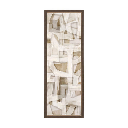 Mercana - Neutral Forms II by Hannah Dawson a Hand Embellished Framed Art Print on Canvas - 102715-FS view 1