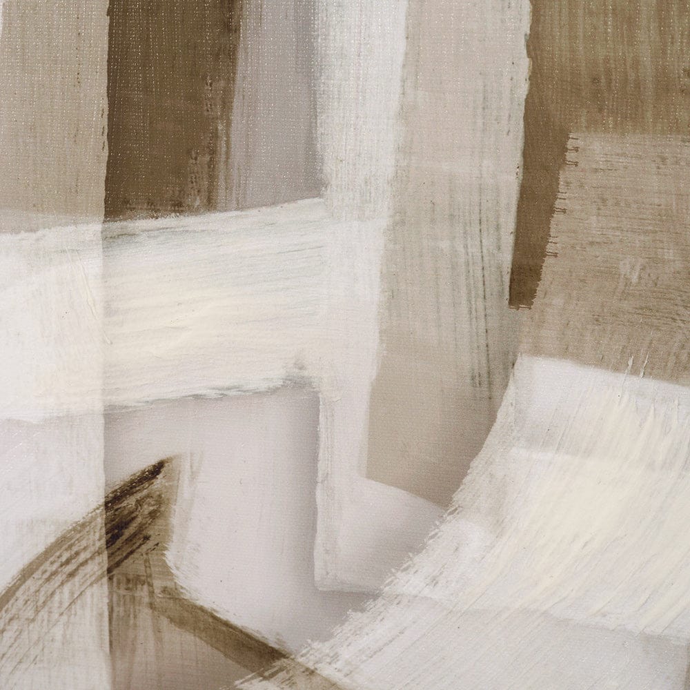 Mercana - Neutral Forms II by Hannah Dawson a Hand Embellished Framed Art Print on Canvas - 102715-FS view 6