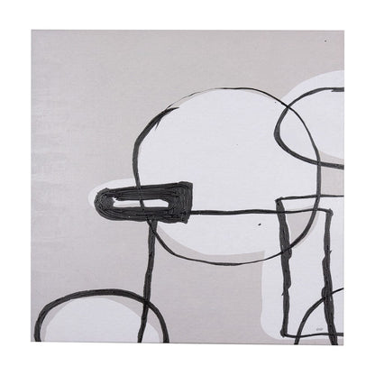 Mercana - Neutral Shapes I by Mercana Studio a Hand Embellished Textured Canvas - 102269-L view 1