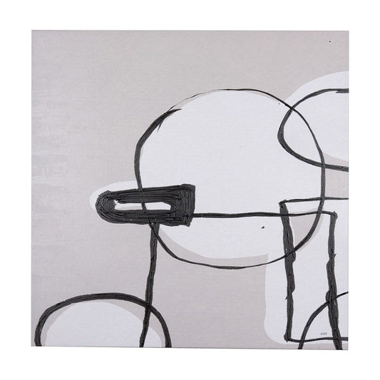 Mercana - Neutral Shapes I by Mercana Studio a Hand Embellished Textured Canvas - 102269-L view 1