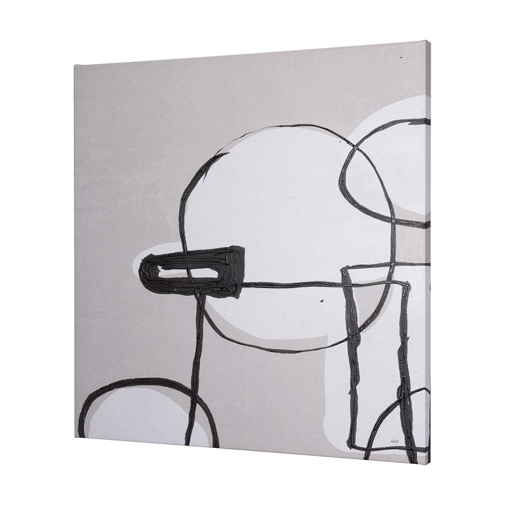Mercana - Neutral Shapes I by Mercana Studio a Hand Embellished Textured Canvas - 102269-L view 2