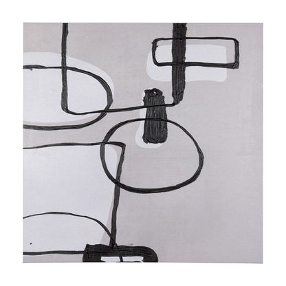 Mercana - Neutral Shapes II by Mercana Studio a Hand Embellished Textured Canvas - 102270-L view 1