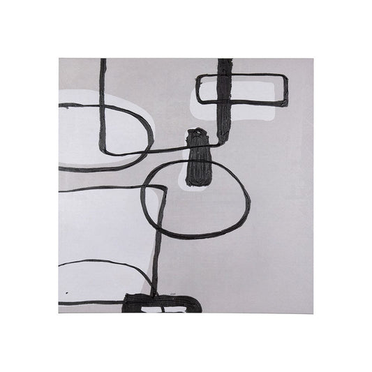 Mercana - Neutral Shapes II by Mercana Studio a Hand Embellished Textured Canvas - 102270-S view 1