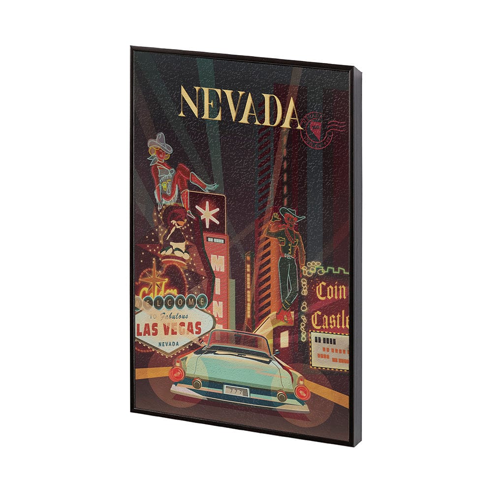 Mercana - Nevada Go USA SM by Mercana Studio a Hand Embellished Decograph Framed Art Print - 13659 view 2
