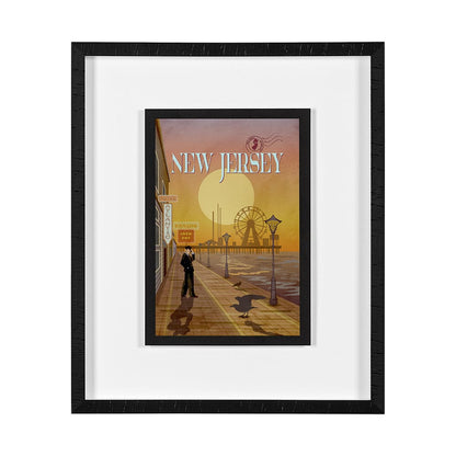 Mercana - New Jersey Go USA M by Mercana Studio a Framed Art Print Matted under Glass - 15118 view 1
