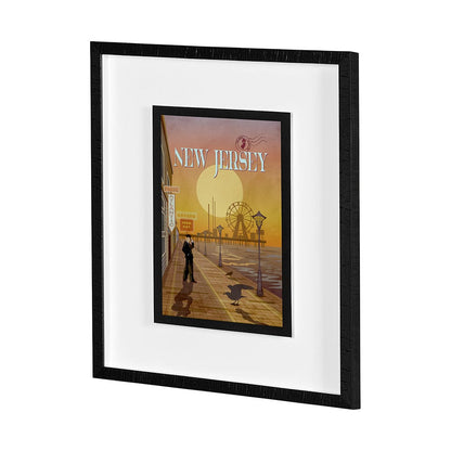 Mercana - New Jersey Go USA M by Mercana Studio a Framed Art Print Matted under Glass - 15118 view 2