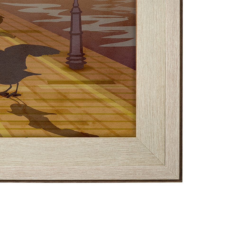 Mercana - New Jersey Go USA XL by Mercana Studio a Hand Embellished Decograph Framed Art Print under Glass - 15121 view 3