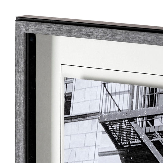 Mercana - New York Fire Escape by Susan Vizary Photoy Hand Embelished Framed Art Print Matted under Glass - 13253 view 2