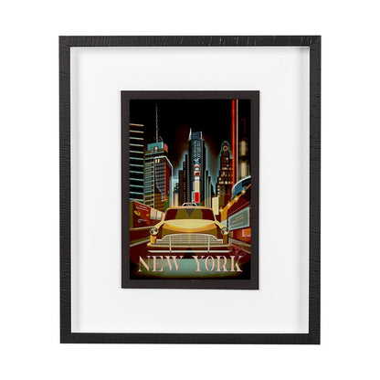 Mercana - New York Go USA M by Mercana Studio a Framed Art Print Matted under Glass - 13695 view 1