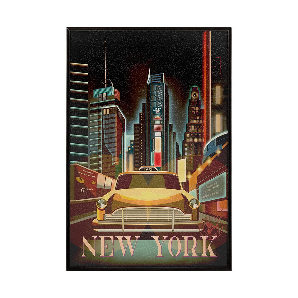 Mercana - New York Go USA SM by Mercana Studio a Hand Embellished Decograph Framed Art Print - 13701 view 1