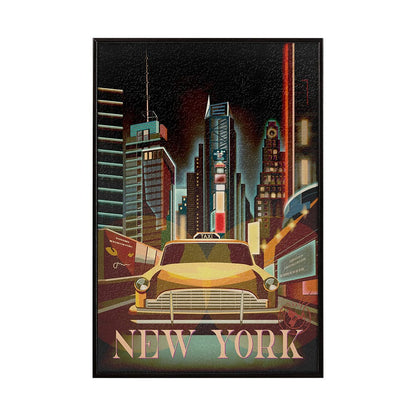 Mercana - New York Go USA SM by Mercana Studio a Hand Embellished Decograph Framed Art Print - 13701 view 1