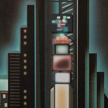 Mercana - New York Go USA XL by Mercana Studio a Hand Embellished Decograph Framed Art Print under Glass - 13691 view 7