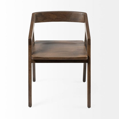 Mercana - Nicholas I Onyx Brown Solid Wood Dining Chair - 68852 view 4
