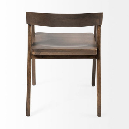 Mercana - Nicholas I Onyx Brown Solid Wood Dining Chair - 68852 view 6