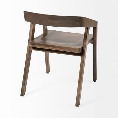 Mercana - Nicholas I Onyx Brown Solid Wood Dining Chair - 68852 view 7