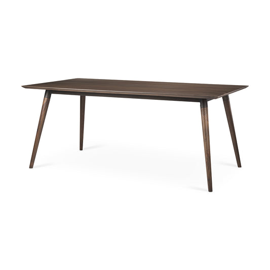 Mercana - Nicholas II 72x39 Brown Solid Wood Top Metal/Wood Leg Dining Table - 68844_CLOSEOUT view 1