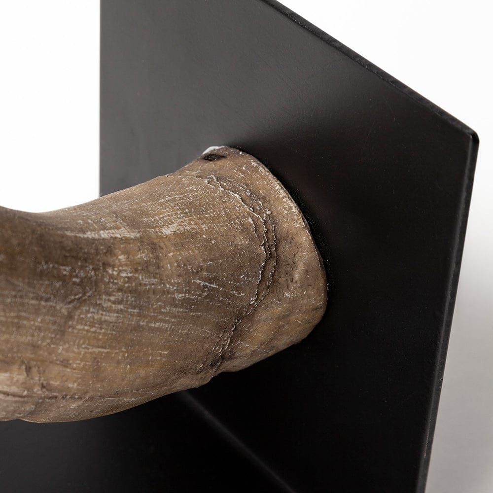Mercana - Nickerson 6L x 7W Bull Horn Bookends (Set of 2) - 57871_CLOSEOUT view 8