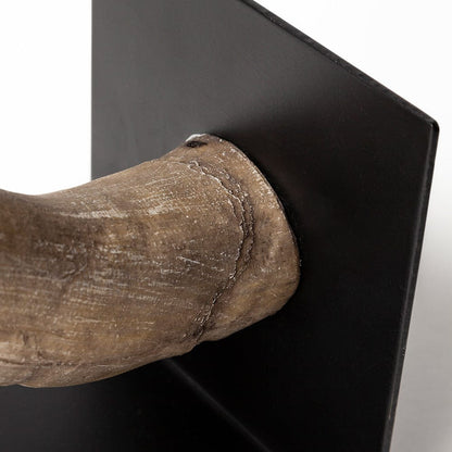Mercana - Nickerson 6L x 7W Bull Horn Bookends (Set of 2) - 57871_CLOSEOUT view 8