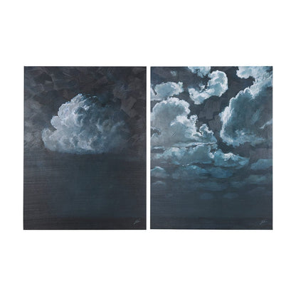 Mercana - Night cloud I by Mercana Studio a Hand Embellished Textured Canvas - 102242-L view 8
