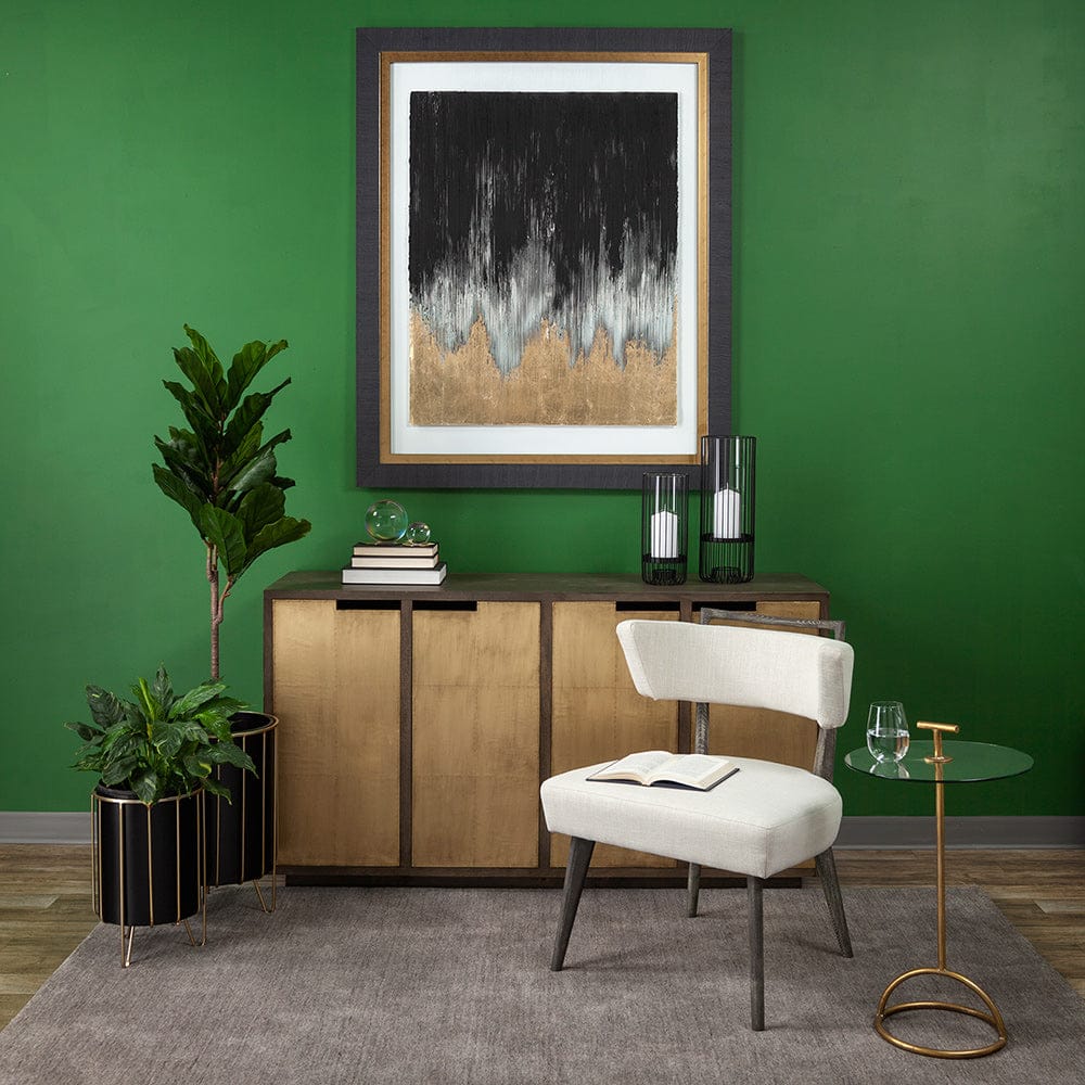 Mercana - Night Fire by Studio M a handmade Original Framed Artwork under Glass - 12462 view 3