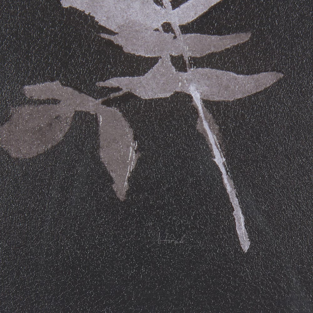 Mercana - Night Leaves III by Mercana Studio a Hand Embellished Textured Framed Art Print Matted under Glass - 14263 view 6