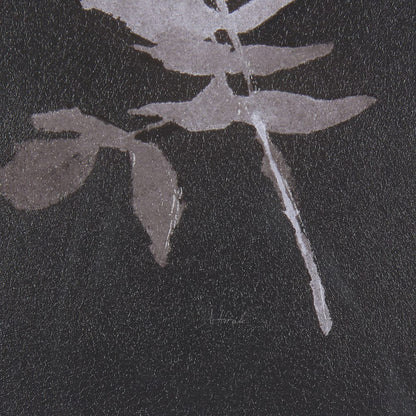 Mercana - Night Leaves III by Mercana Studio a Hand Embellished Textured Framed Art Print Matted under Glass - 14263 view 6